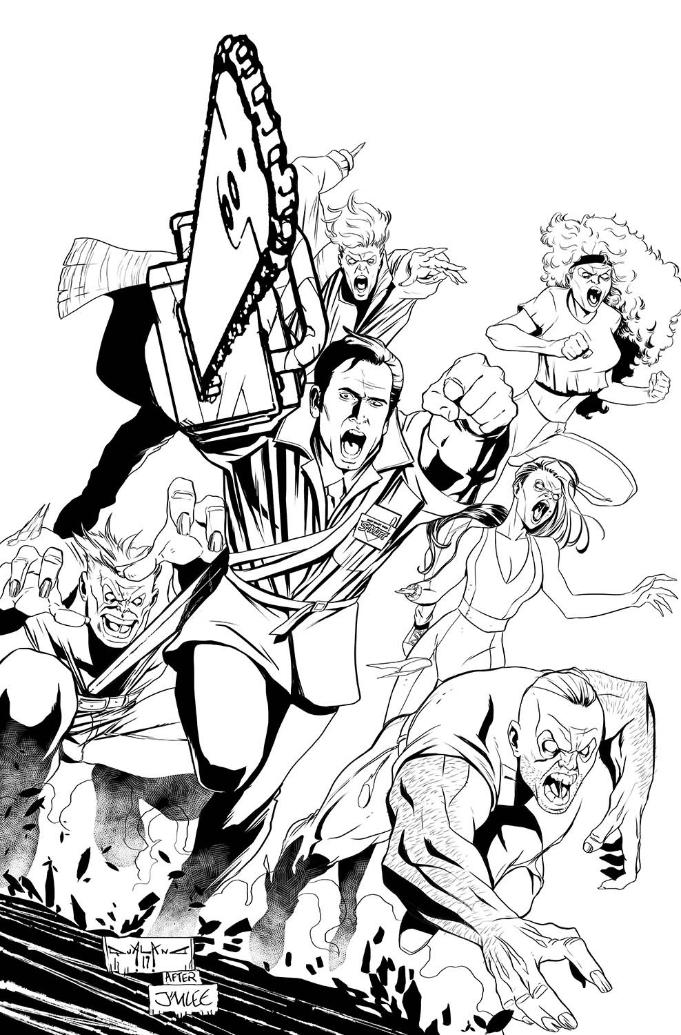 pasquale-qualano-portfolio-covers-Ash-Vs-Army-Of-Darkness-#3-Inks---