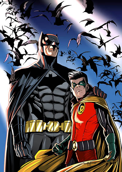 pasquale-qualano-portfolio-covers-Batman-Il-Cavaliere-Oscuro-#50-Color---