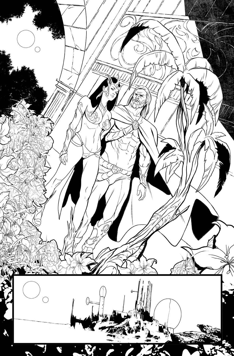 pasquale-qualano-portfolio-interiors-Dejah-Thoris-The-Garden-Of-Mars-#1-Page-#01---