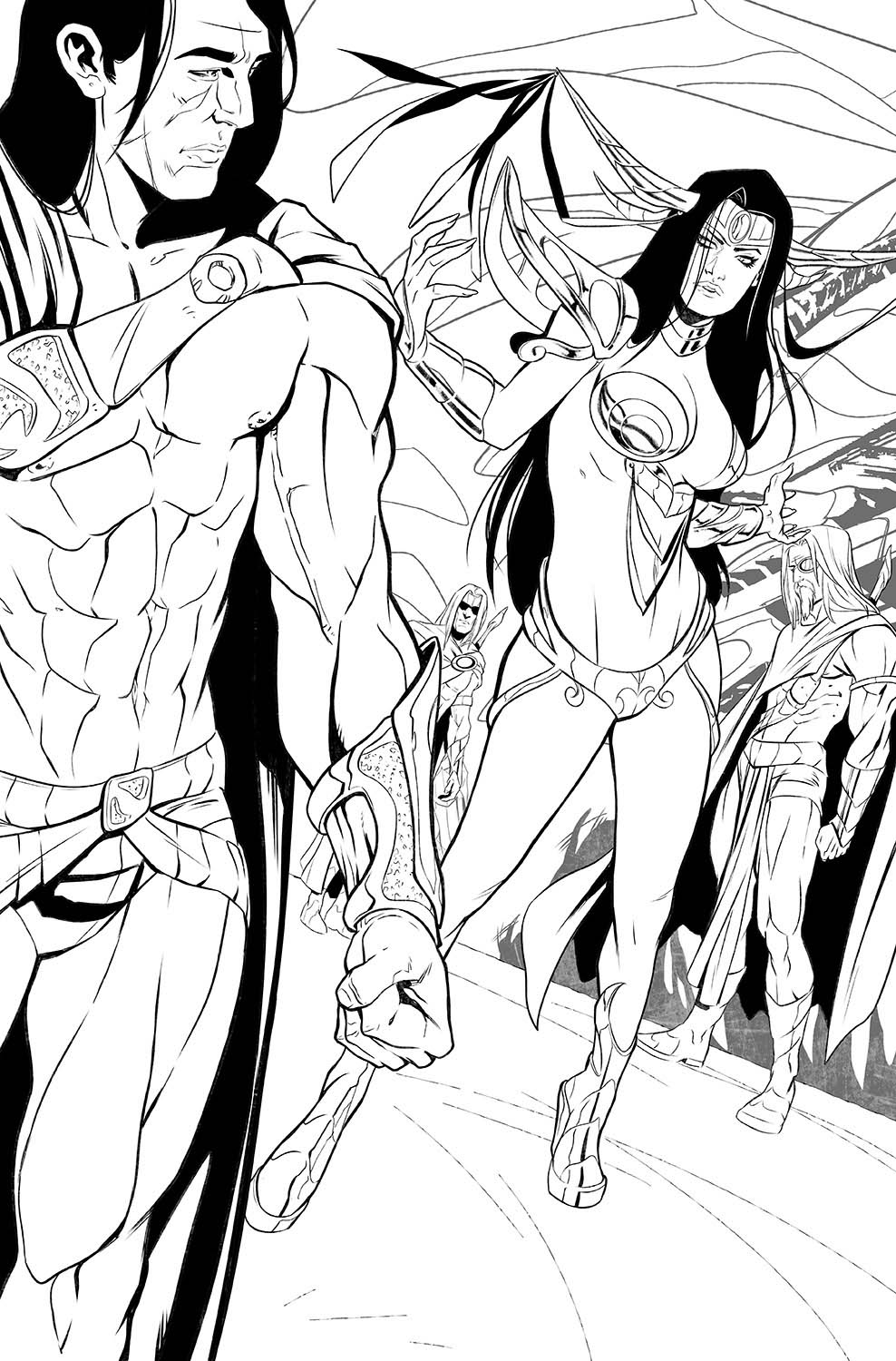 pasquale-qualano-portfolio-interiors-Dejah-Thoris-The-Garden-Of-Mars-#1-Page-#11---