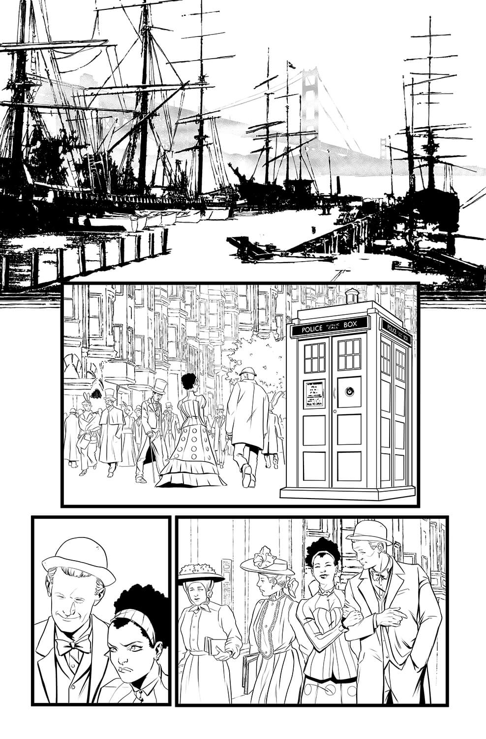 pasquale-qualano-portfolio-interiors-Doctor-Who-11th-Doctor-The-Steampunk-Conundrum-Page-02---