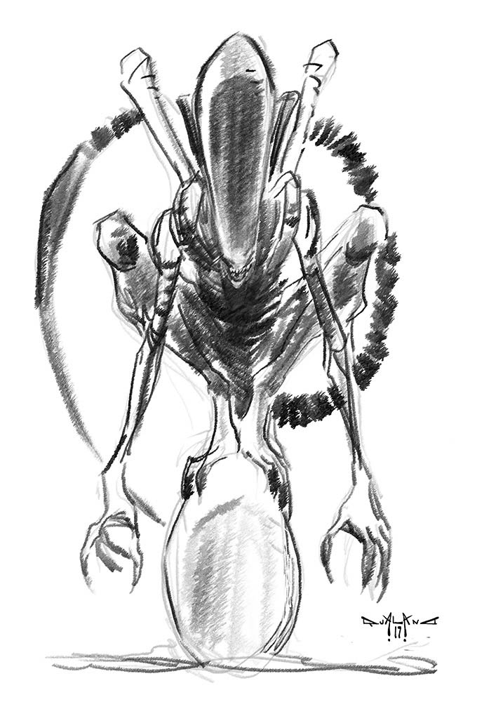 pasquale-qualano-portfolio-sketches-Alien-Sketch---
