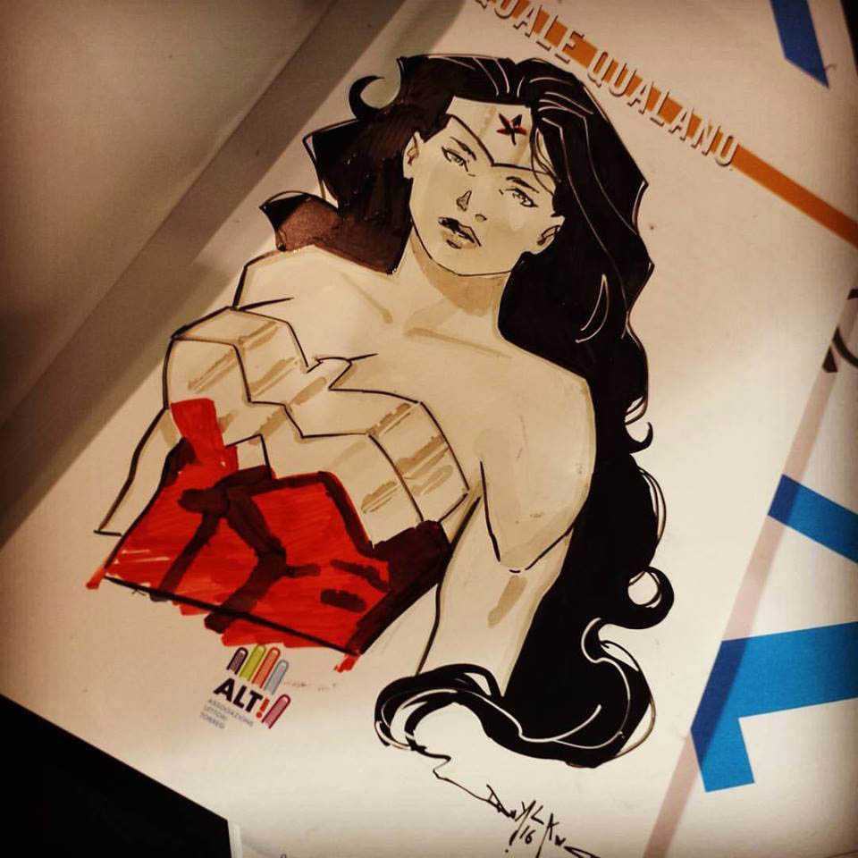 pasquale-qualano-portfolio-sketches-Wonder-Woman-Sketch---